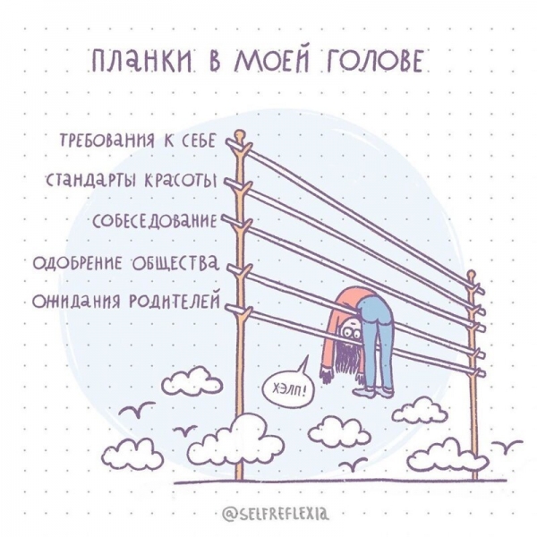 Художница показывает, к чему приводит безудержная саморефлексия