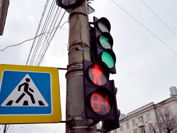 Из-за новых светофоров в Голубом и Андреевке возникли пробки