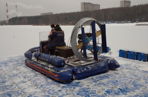 Вместе с появлением льда на водоемах Зеленограда возрастает риск возникновения чрезвычайных ситуаций