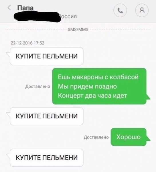 14 убойных сообщений, которые могли отправить друг другу только родственники