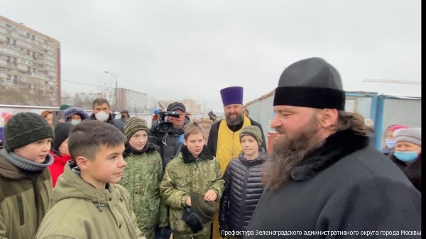 На месте строительства храма в Зеленограде освятили закладной камень