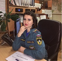 Лучший радиотелефонист пожарно-спасательной части Зеленограда Анна Белова