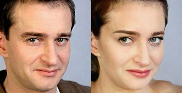 16 примеров того, как выглядели бы российские актёры в роли женщин