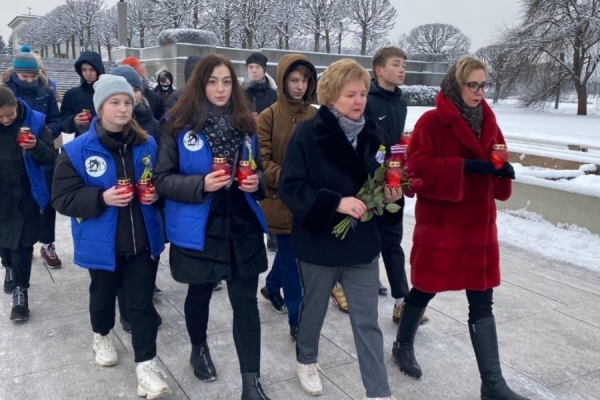 В Санкт-Петербурге возложили венок от москвичей в память о жертвах блокады