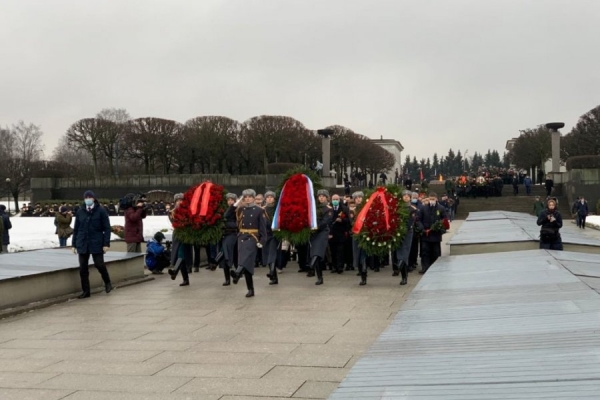 В Санкт-Петербурге возложили венок от москвичей в память о жертвах блокады