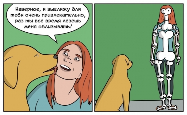 20 комиксов от автора паблика «Мозги трески», нарисованных по мотивам историй из «Подслушано»