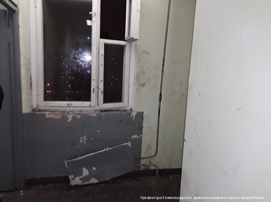Мосжилинспекция указала управляющей организации ГБУ «Жилищник по ЗелАО» на неудовлетворительное санитарно-техническое состояние общего имущества