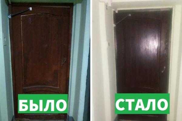 В корпусе 349 отремонтировали двери после обращения жителей к муниципальному депутату