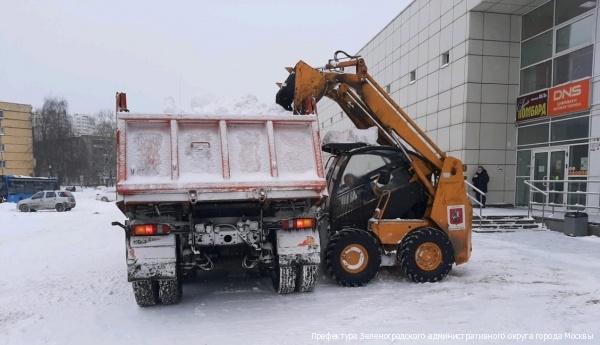 За несколько дней снегопада в Зеленограде утилизировано больше снега, чем за весь зимний период