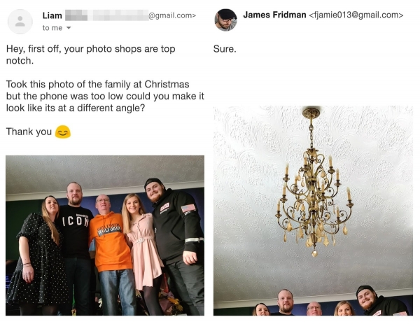 14 творений Джеймса Фридмана, который с помощью фотошопа превращает снимки в маленькие комедии