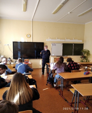 Пожарные Зеленограда проводят открытые уроки в школах