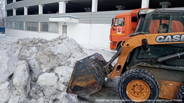 За несколько дней снегопада в Зеленограде утилизировано больше снега, чем за весь зимний период