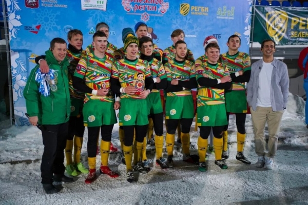 В Зеленограде прошел юбилейный фестиваль «Снежное регби»