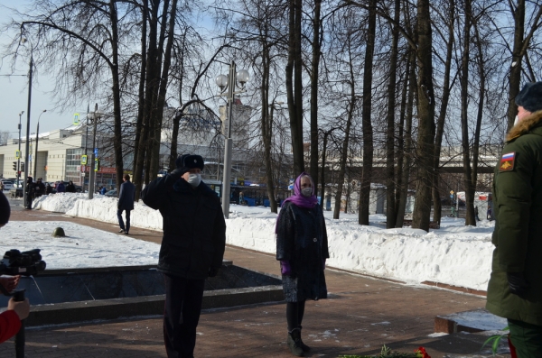 В Зеленограде накануне Дня защитника Отечества состоялось возложение цветов
