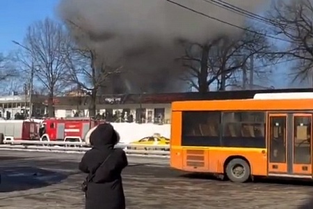 Сильный пожар в Химках не повлиял на движение электричек