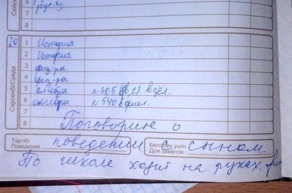 20 замечаний преподавателей, оставленные в дневниках учеников, которые вызывают смешанные эмоции