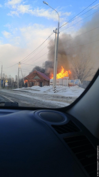 В деревне Юрлово сгорел жилой дом