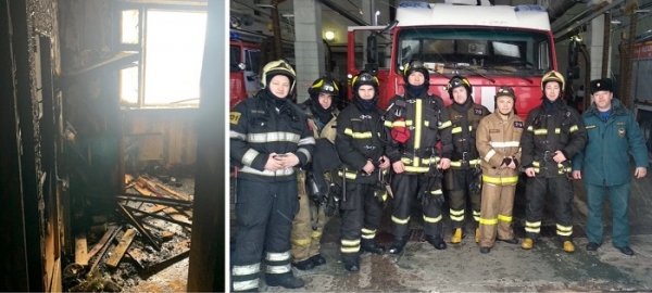 Зеленоградские пожарные спасли мужчину
