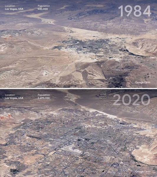 16 сравнительных фото Google Earth, показывающих, как человечество влияет на планету, и это грустная правда