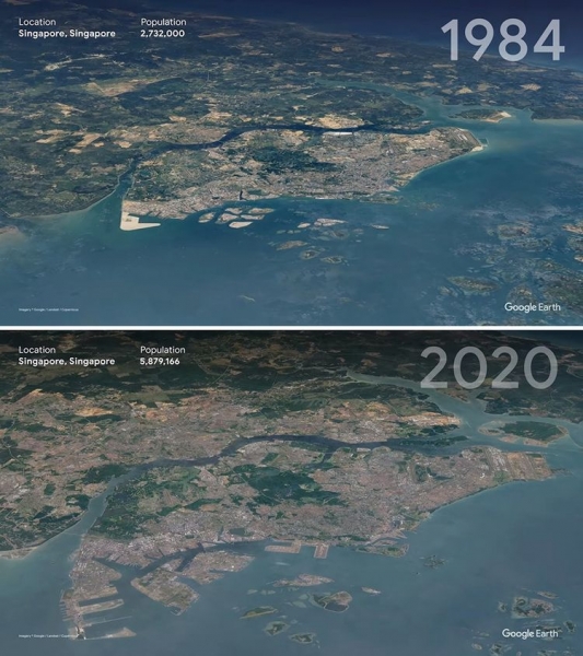 16 сравнительных фото Google Earth, показывающих, как человечество влияет на планету, и это грустная правда