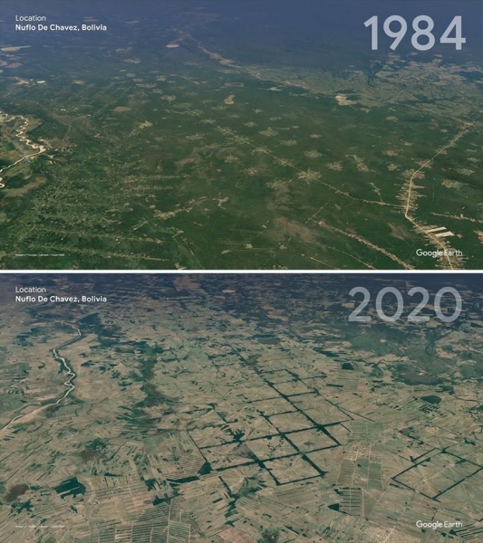 16 сравнительных фото Google Earth, показывающих, как человечество влияет на планету, и это грустная правда