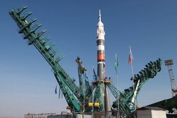 Запуск корабля «Союз МС-18» 9 апреля покажут на медиафасадах столицы