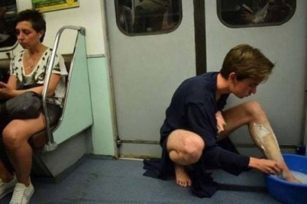 25 комичных персонажей, которые удалось встретить в обычном метро