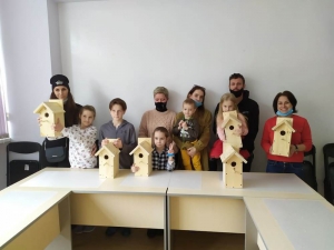 Прошел мастер-класс по изготовлению скворечников