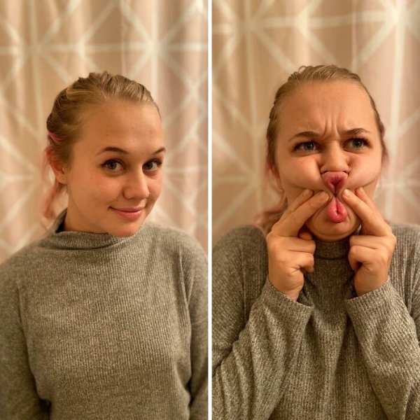 20 весёлых девушек, показавших, насколько разным может быть один и тот же человек на фото 