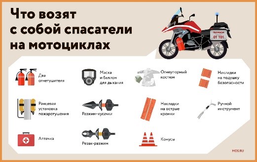В мае приступили к дежурству мотоспасатели