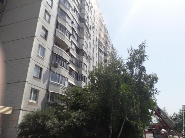 В новой части Зеленограда загорелась квартира
