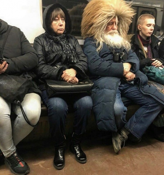 20 очень странных личностей, которых оказались в обычном метро