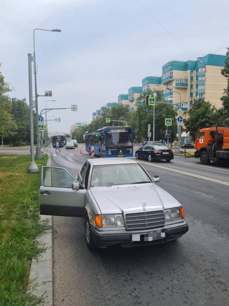 Пожилая пассажирка автобуса серьезно пострадала в результате аварии