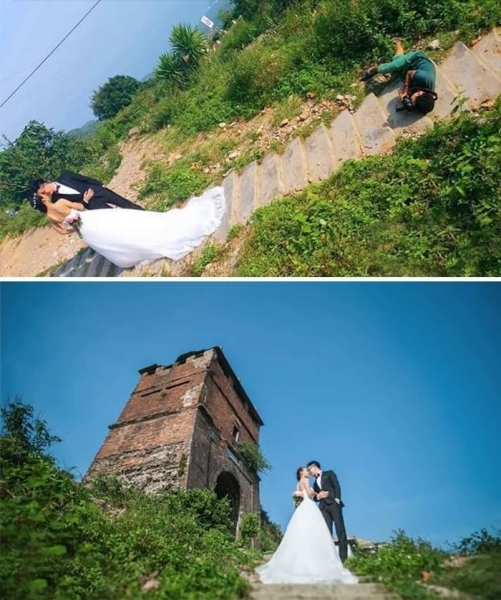 20 свадебных фотографа, которые готовы на всё ради хорошего кадра
