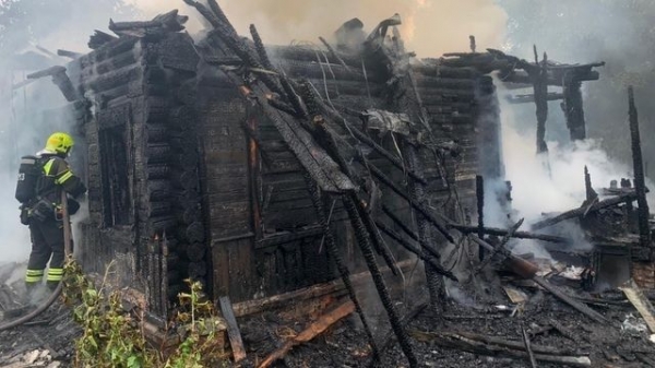 В "новом" городе сгорел частный дом
