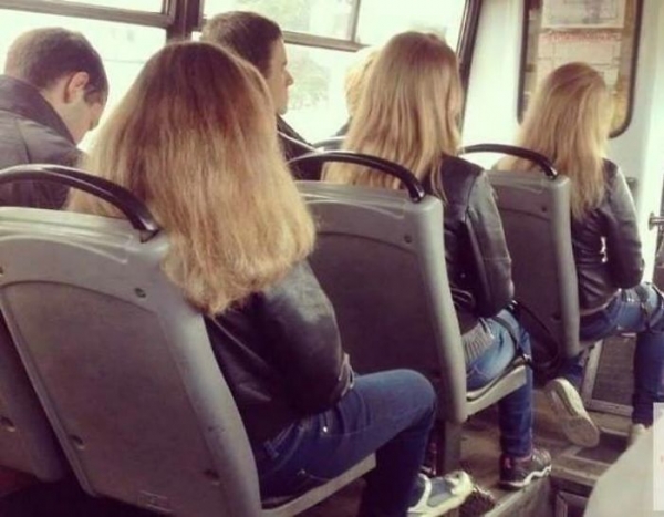 20 фото странных пассажиров, которых можно увидеть в общественном транспорте