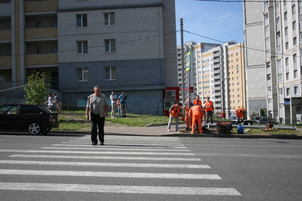 В Зеленограде возле Филаретовского храма появился пешеходный переход.