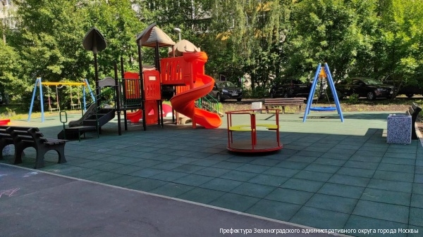 Благоустройство еще трех дворов завершено в Зеленограде