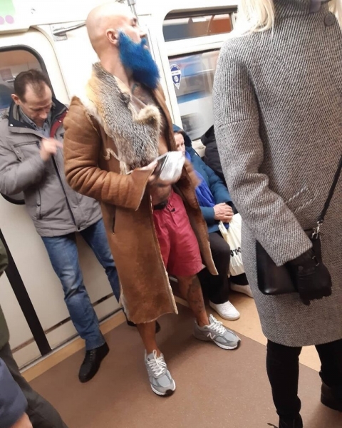 20 очень странных личностей, которых оказались в обычном метро