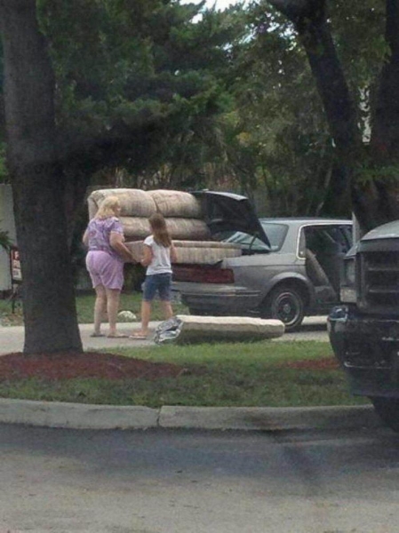 18 абсурдных фотографий, на которых запечатлены люди, не ведающие, что творят