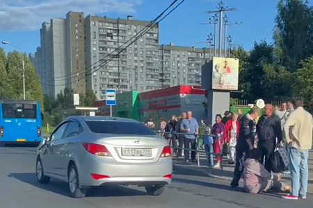 Пьяный приезжий водитель сбил двух женщин на переходе в «новом городе»