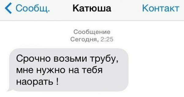 18 забавных SMS-сообщений, которые получили мужья от жен и чуть не померли со смеху