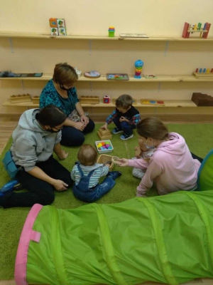Открытое занятие по раннему развитию