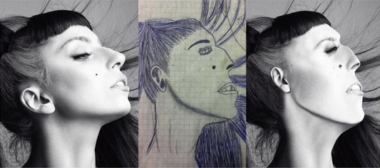 10 фотографий знаменитостей, которые отфотошопили в стиле детских рисунков