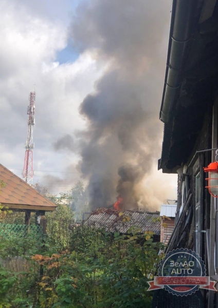 В Алабушево сгорел дом многодетной семьи