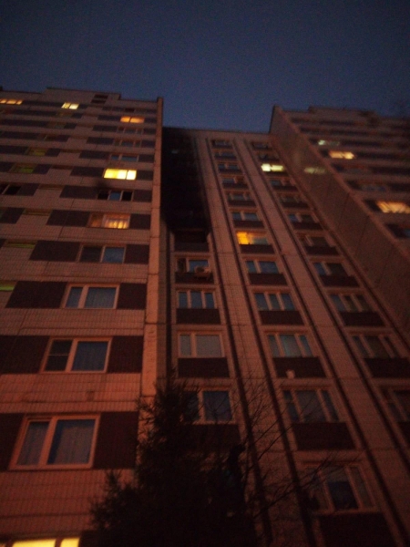 Пять человек спасли при пожаре в «новом городе»