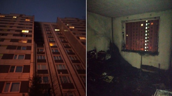 40-летний мужчина пострадал при пожаре в квартире в Зеленограде
