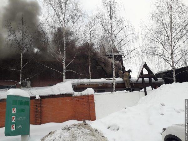 Ресторан «Раздолье» сгорел на въезде в Зеленоград