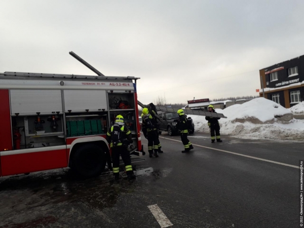 Ресторан «Раздолье» сгорел на въезде в Зеленоград