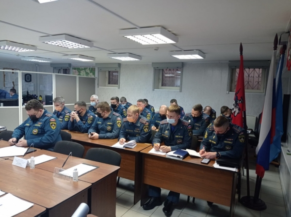 В Зеленограде подвели итоги деятельности местного пожарно-спасательного гарнизона